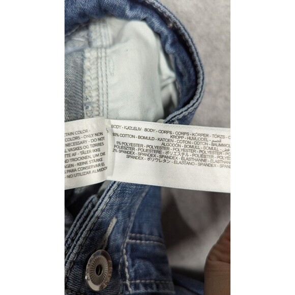 Ariat Denim Women Jeans 32Rx31 Trouser Boot Leg Raw Frayed Hems Light Wash - Picture 10 of 15